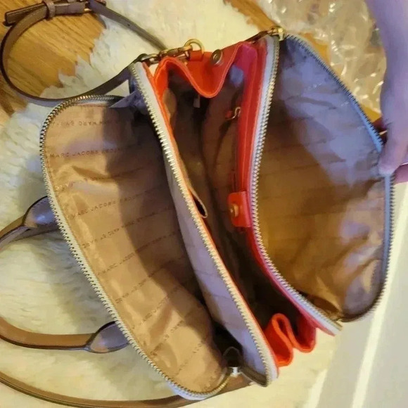 MARC by Marc Jacobs Goodbye Columbus Leather Satchel Crossbody Bag - Picture 11 of 11